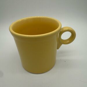 Fiesta Pale Yellow Coffee Mug Cup Homer Laughlin Fiestaware Tom & Jerry USA EUC
